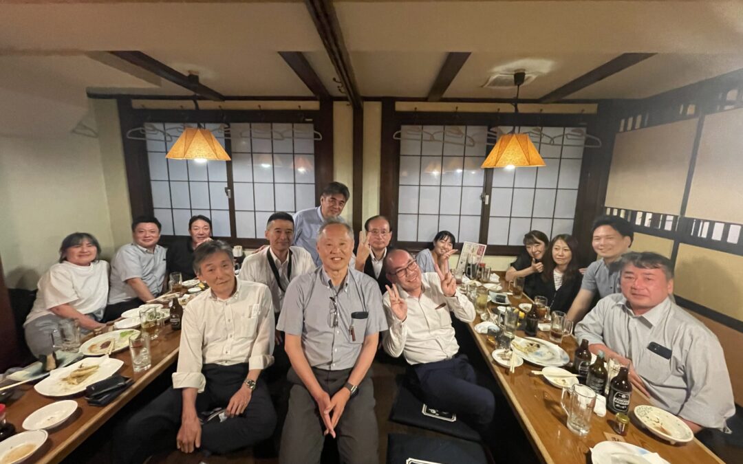 定例の会議開催と壮行会、新入社員歓迎会